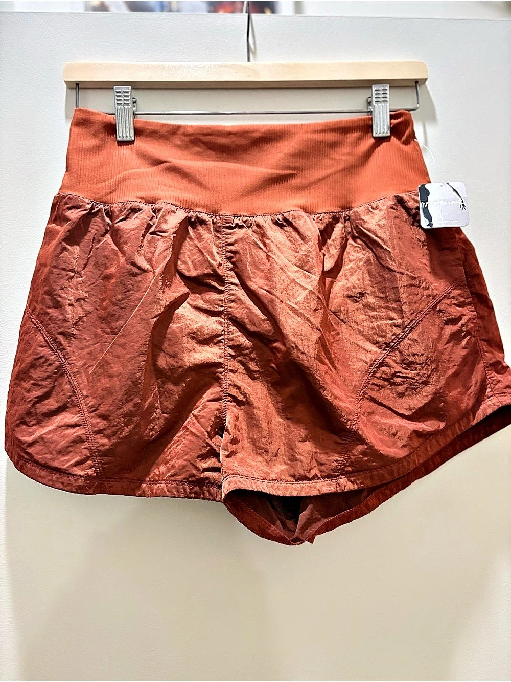 Free People FP Movement Shorts Burnt Orange